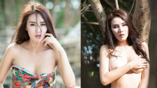 ภาพหี นางแบบนู๊ดถ่ายแบบโชว์นมกลางป่า นมสวย หุ่นสุดแซ่บ ดูหีฟรี