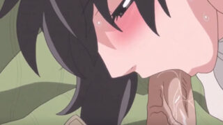 การ์ตูน Hentai hd ฟรี Anime Girl sucking cock สาวอมควยเสียว