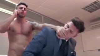 คลิปเกย์ฝรั่ง Office or fucking hard หนุ่มออฟฟิศเย็ดตูดเสียว