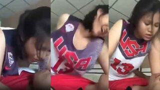 คลิปหลุด onlyfan u94709242 คู่วัยรุ่นไทยโยกควยมันส์ ๆ เย็ดกันคาชุดเล่น